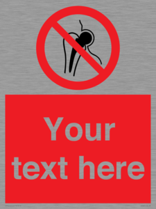 Custom prohibition No metallic implants